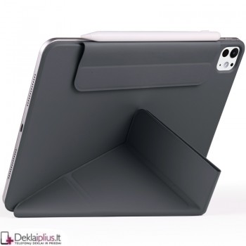 Smart Folio dirbtinės odos atverčiamas dėklas - juodas (Apple Ipad Pro 13 (2024-2025) Smart Folio dirbtinės odos atverčiamas dėklas - juodas (Apple Ipad Pro 13 (2024-2025)